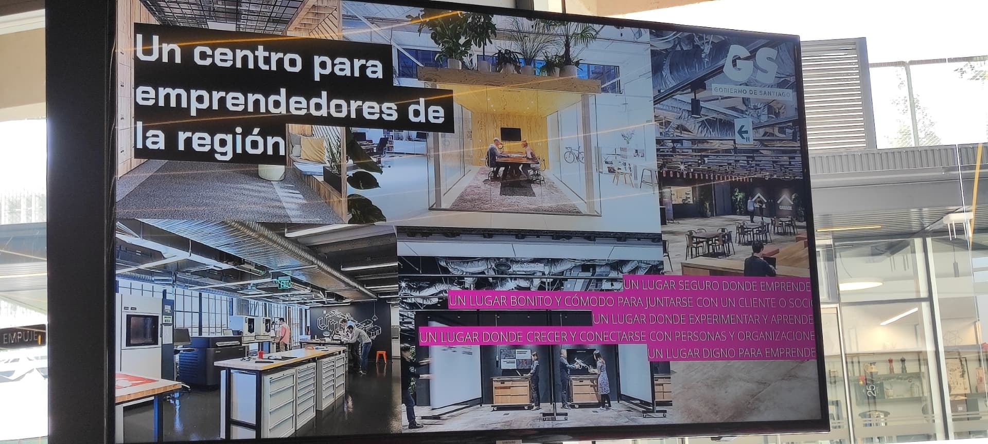 Presentación del HUB Metropolitano como un centro para emprendedores de la región